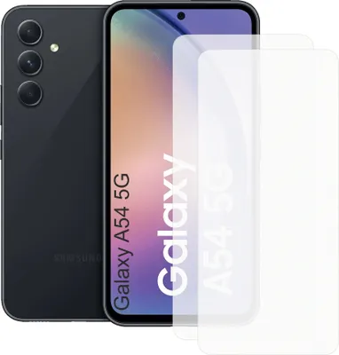 Produktbild von Zwei Stück (2x) Display-Schutzfolie Displayschutz-Glas 9H Glas für Samsung Galaxy A54 5G