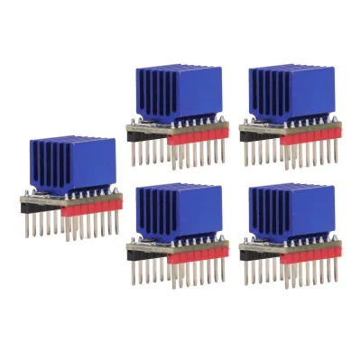 Productafbeelding van 5 sets stappenmotorbesturing, ultrasilente Stepstick 2.5A, UART, Nema17 stappenmotordriver module voor TMC2208