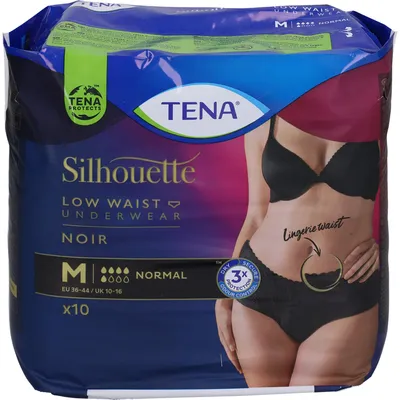 Produktbild von Tena Silhouette Norm Noi M, 10 St