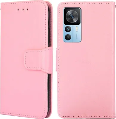Produktbild von Mobigear Wallet  Xiaomi 12T Hülle Klapphülle Geldbörse - Pink