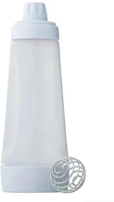 Produktbild von Famanu Teigspender 1000 ml - mit Mischballon für Crêpes, Poffertjes, Pfannkuchen, Waffeln, Muffins und Donut-Teig
