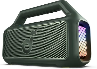 Produktbild von Outdoor-Lautsprecher, 80W, Subwoofer, BassUp 2.0, 24h Akku, IPX7 Wasserdicht & Schwimmt, LED-Licht, USB-C, EQ, BT 5.3, Mobiler Bluetooth-Speaker