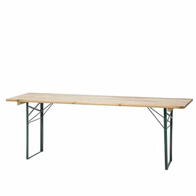 Produktbild von Natura Tisch zu Festzelt-Garnitur 220cm x 50 cm Gestell aus Stahl in grün