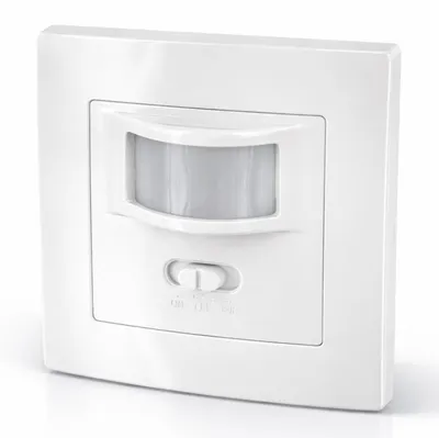 Inbouw bewegingsmelder mit Dämmerungssensor, LED, 160°, 9 m, weiß