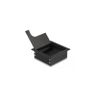 Obrázek produktu pro DELOCK Kabeldurchführung für Tischeinbau mit Bürste 80 x 80
