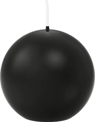 Produktbild von Kugelkerzen Schwarz Ø 60 mm, 16 Stück