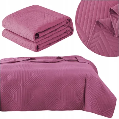 Produktbild von Łóżkoholicy Zeynep Tagesdecke Mikrofaser Rosa 220x240 cm