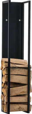 Produktbild von Stojan na palivové drevo CLP Spark, čierny matný 160 cm
