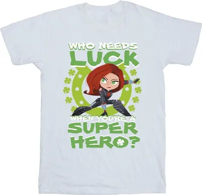 Produktbild von Marvel - "St Patrick's Day Luck" T-Shirt für Herren BI38211 (5XL) (Weiß)