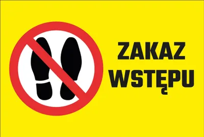 Produktbild von Schild „Zutritt verboten“ 20x30 cm PVC T003