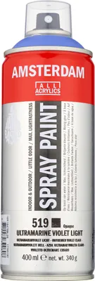 Immagine prodotto di Amsterdam vernice spray bomboletta altamente pigmentata 400 ml violetto oltremare chiaro 519