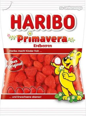 Produktbild von Haribo Primavera Erdbeeren 100g