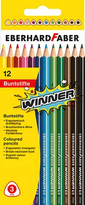 Produktbild von EBERHARD FABER Buntstifte Winner 12er Etui