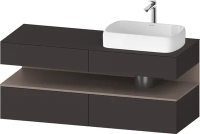 Produktbild von DURAVIT QA4766043800010 QTG KWTU WH Ek. 1400x550x600 Gt Smt H