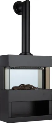 Produktbild von Klarstein Elektrokamin, Elektro Heizungen für Wohnzimmer & Innenräume, Elektrischer Kamin mit LED Flammen, Freistehender Kamin, Heizlüfter mit Timer, Einstellbarer Thermostat, Heizung 1800 W