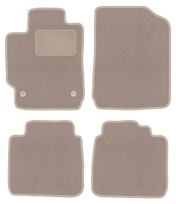 Zdjęcie produktu dla Dywaniki samochodowe welurowe LUX do: Toyota Camry VII (2007-2011, sedan) beżowe, z mocowaniami