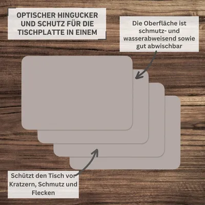 Produktbild von Tischset Beige, 45x30cm, 4 Stück