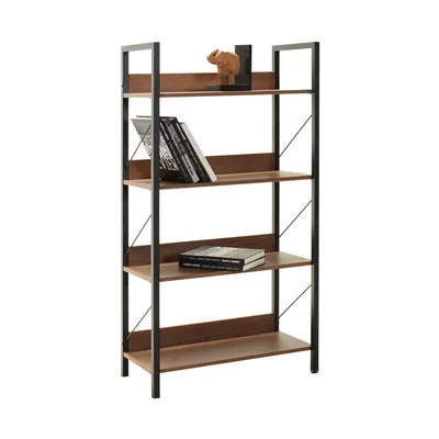 Produktbild von Skye Decor, Ktp-840-Oo-1, Bücherregal, Nussbaum, 100 % MELAMINBESCHICHTETE SPANPLATTEN, 73 x 35 x 136 cm
