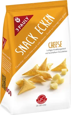 Produktbild von 3 Pauly Snack Ecken Cheese glutenfrei - 50g