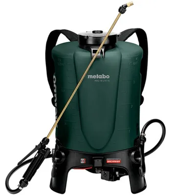 Obrázek produktu pro Metabo RSG 18 LTX 15, Zahradní postřikovač na záda, 15 l, Černá, Zelená, 3 bar, Vnitřní a venkovní, 342 mm