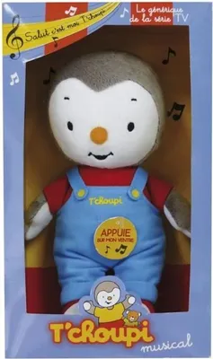 Produktbild von Jemini T'choupi peluche musical +/- 20cm