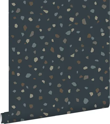 Obrázok produktu pre ESTAhome tapeta terrazzo motív tmavomodrá 50 x 900 cm