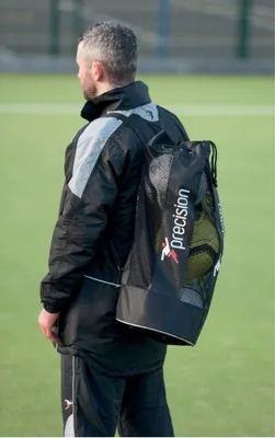 Produktbild von Precision Balltasche Sporttasche schwarz für 3 Bälle - Nylon