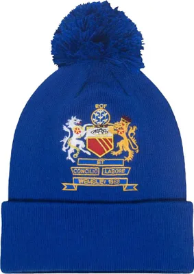 Produktbild von Fan Originals - "Manchester 68" Mütze, Bommel GF515 (Einheitsgröße) (Blau)