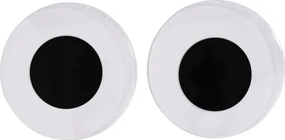 Produktbild von Wackelaugen selbstklebend "XL", Ø 75 mm, 2 Stück