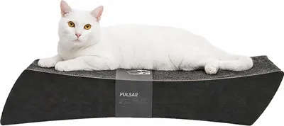 Produktbild von Kratzbrett PULSAR für Katzen · 76 x 24 x 15 cm · schwarz