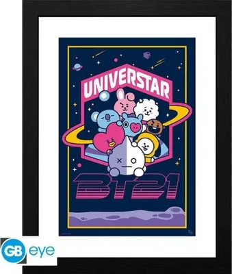 Produktbild von BT21 - Universtar Gerahmte Poster, Bilder