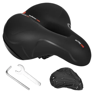 Obrázok produktu pre Ergonomická sedlovka na bicykel s pamäťovou penou a vodoodolným poťahom