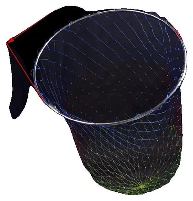 Obrázek produktu pro Rybařská síť, skládací design, velké oky, nylon, 50 cm