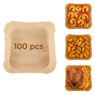 Produktbild von Adler Airfryer Papier-Einlagen 20cm, 100 Stück