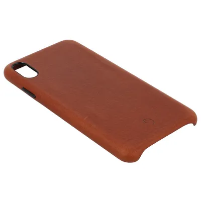 Productafbeelding van Decoded beschermhoes voor iPhone XS Max, telefoonhoes van volnerf leer, bruin