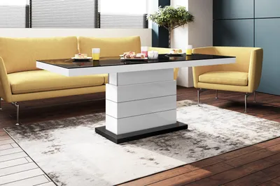 Produktbild von Design Couchtisch Tisch H-333 höhenverstellbar ausziehbar Esstisch