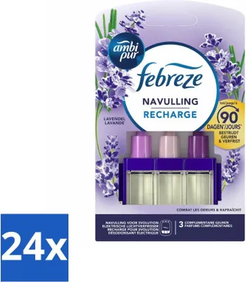 Produktbild von Ambi Pur - 3Volution - Nachfüllpackung - Lavendel - 20 ml - Vorteilspack - 24 Stücke