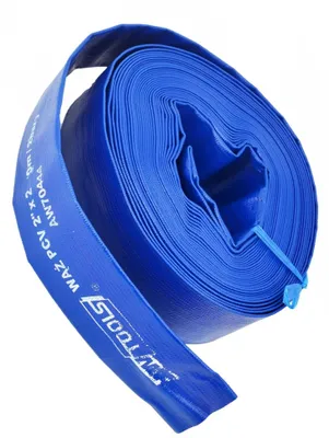 Obrázok produktu pre AW Tools – Vodná hadica, plochá, PVC AW2691 (50 m x 2,5 cm) (modrá)