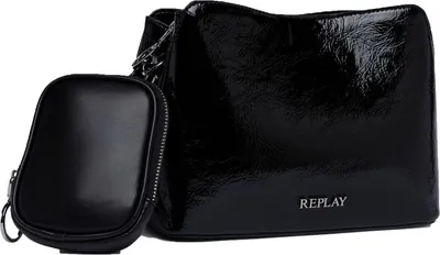 Imagen del producto de REPLAY bolso bandolera Crossbody Bag Shiny Black