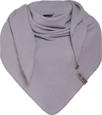 Produktbild von Knit Factory Liv Dreieckstuch - Grau - 190x85 cm