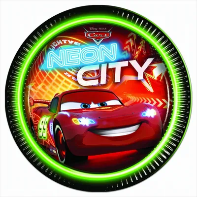Produktbild von Disney Cars 82626, Rund, Papier, Mehrfarbig, Procos, 23 cm, 8 Stück(e)