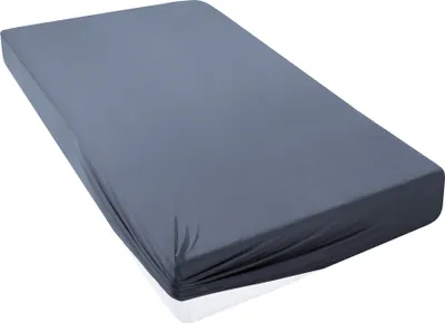 Produktbild von Spannbettlaken 120x200cm Spannbetttuch hautfreundliche Bettlaken mit Gummizug,atmungsaktiv,für Matratzen bis zu 25 cm Höhe-Grau