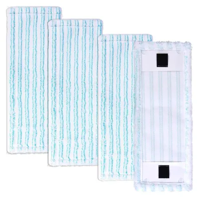 Immagine prodotto di confezione da 4 copri mop in microfibra per Leifheit Clean Twist M Ergo 2.0 - copertura di ricambio per tutti i pavimenti