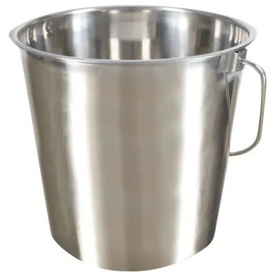 Immagine prodotto di Kerbl Edelstahleimer (12,3 Liter, innen und außen hochglanzpoliert) 29377
