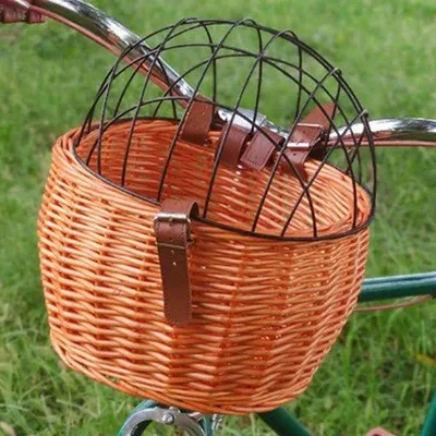 Produktbild von Famanu Hundetransportkorb für Fahrradkorb mit Netzabdeckung - Schwarz