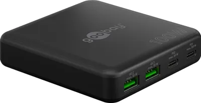 Image de Goobay 4-ports USB GaN Oplader 100W PD Sort