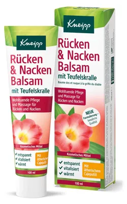 Obrázok produktu pre Kneipp, balzam pre chrbát a krk, 100ml