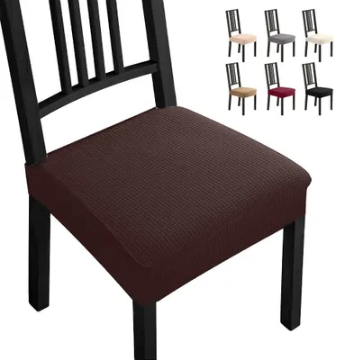 Obrázok produktu pre Sada 4 poťahov na stoličky z tkaniny Jacquard do jedálne