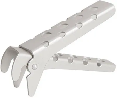 Produktbild von Aluminiumklem, soeptang mit Anti-Anti-Aanbrandfunctie, tragbarer Campingkochgerätehalter (Silber)