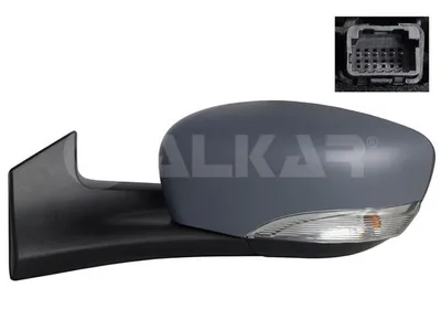 Produktbild von ALKAR 6145178 Außenspiegel Seitenspiegel Links für RENAULT Zoe (BFM) Beheizt Asphärisch Grundiert Elektrisch